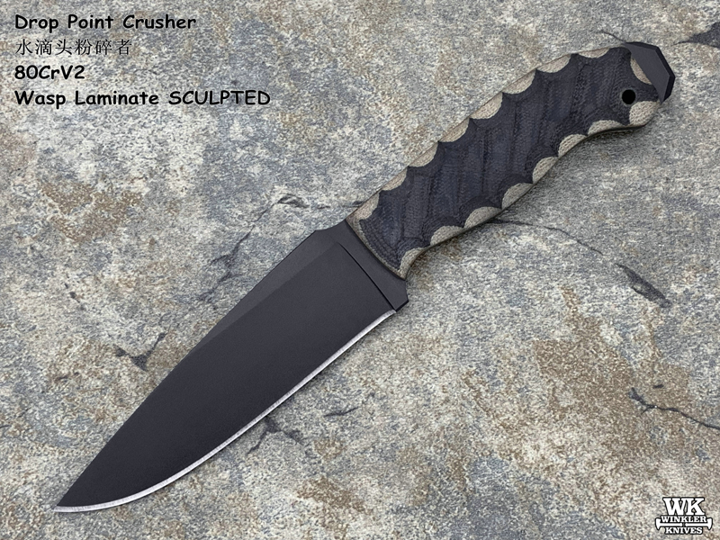 Winkler Knives ¿ Drop Point Crusher ˮͷ ̻ƷLaminate Ƥʣֻ